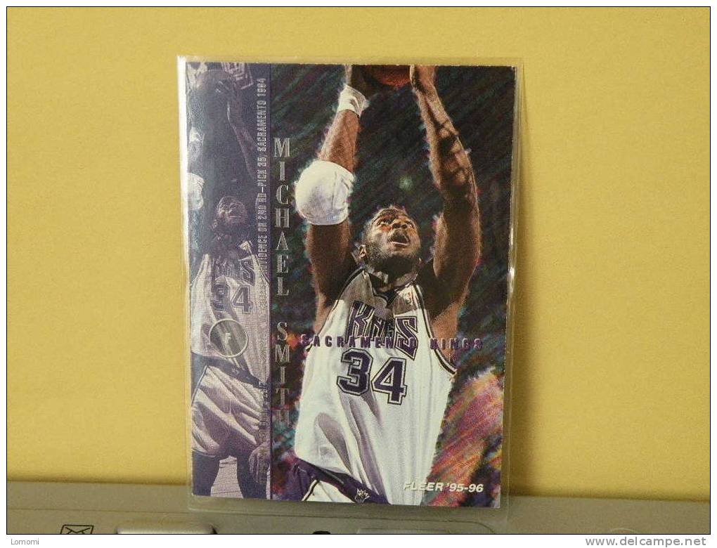 Sacramento Kings -   - 94 / 95 ( Carte ) Michael SMITH - N.B.A . N° 163 . 2 Scannes - Sacramento Kings