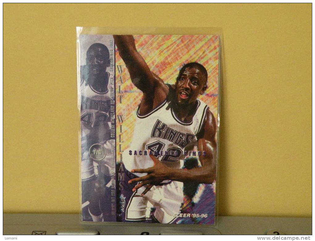 Sacramento Kings 94 / 95 ( Carte ) Walt Williams - N.B.A . N° 165 . 2 Scannes - Sacramento Kings