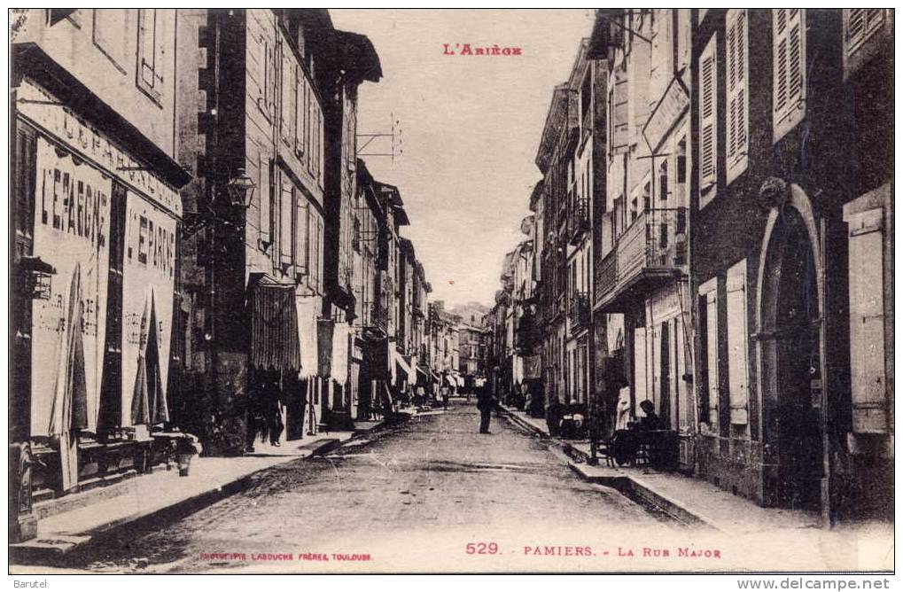 PAMIERS - La Rue Major - Pamiers