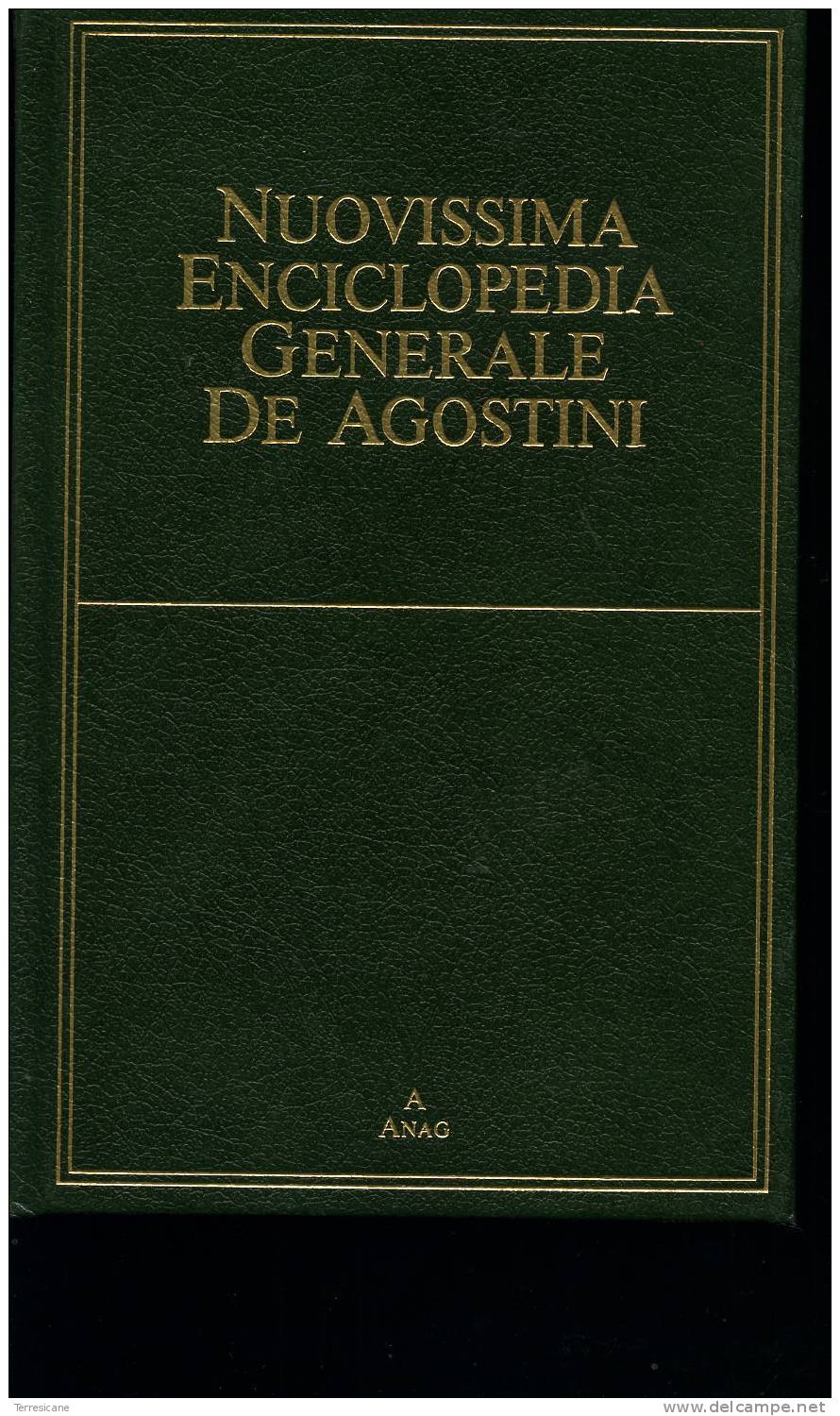 NUOVISSIMA ENCICLOPEDIA GENERALE DE AGOSTINE	DE AGOSTINI 1991 VOL. 1 - Encyclopédies