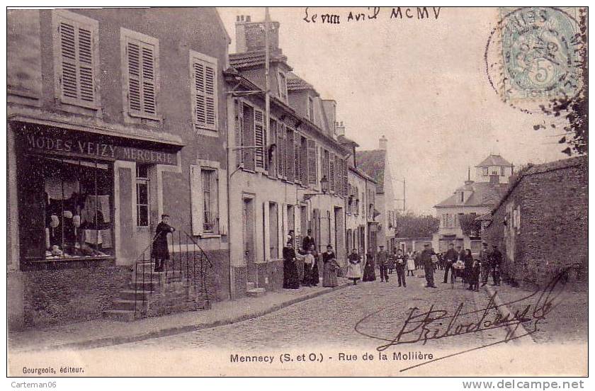 91 - Mennecy - Rue De La Mollière (mercerie) - Mennecy