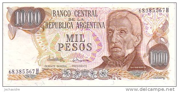 ARGENTINE  1 000 Pesos  Non Daté (1976-1983)  Pick 304c    ***** BILLET  NEUF ***** - Argentinien