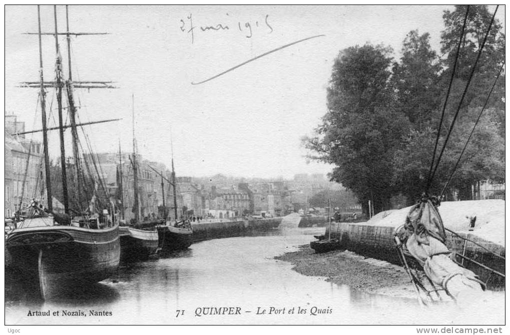 CPA - 29 - QUIMPER - Le Port Et Les Quais -365 - Quimper