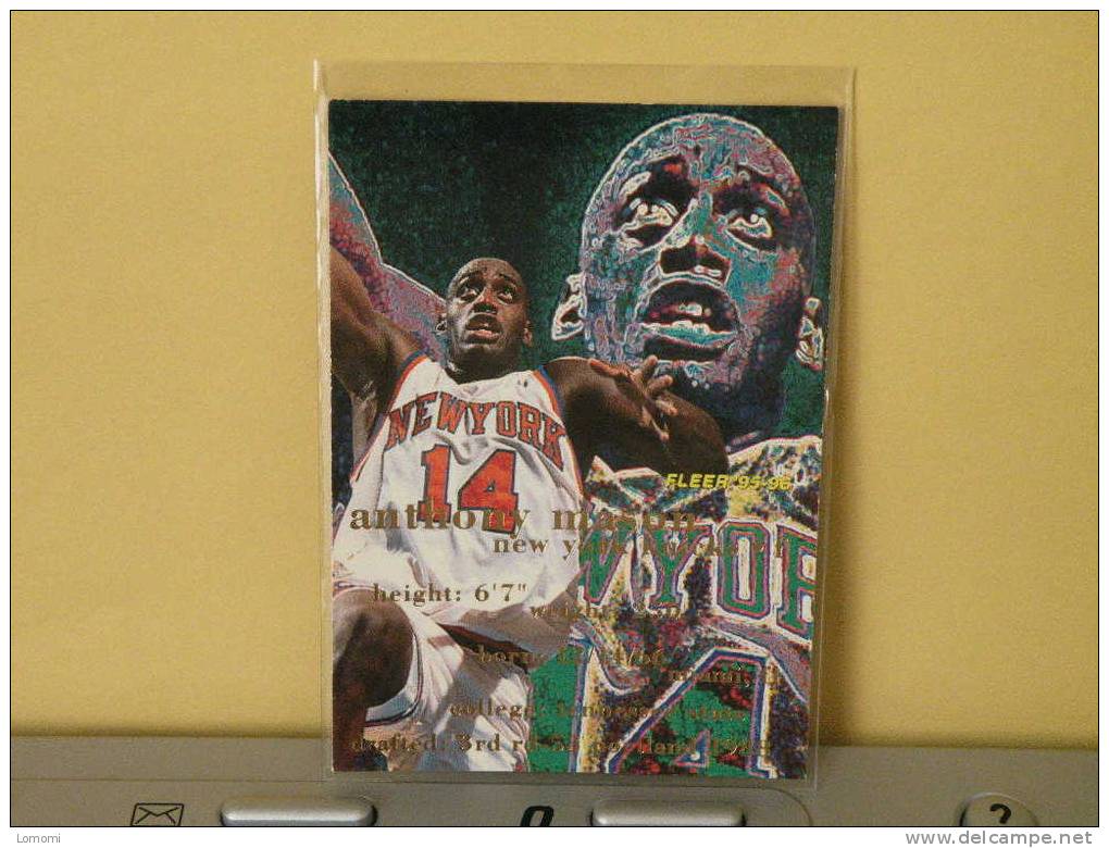 *New York Knicks - F - 95 / 96 ( Carte ) Anthony MASON - N.B.A . N° 122 . 2 Scannes - New York Knicks