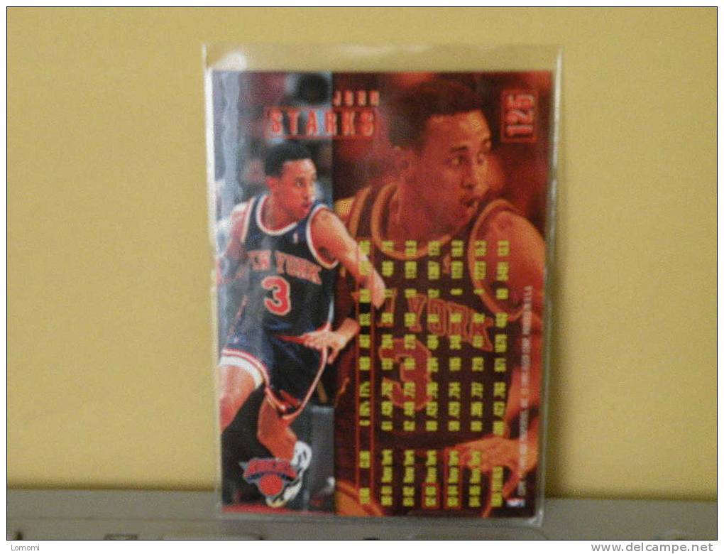 *New York Knicks - G - 95 / 96 ( Carte ) John STARKS - N.B.A . N° 125 . 2 Scannes - New York Knicks