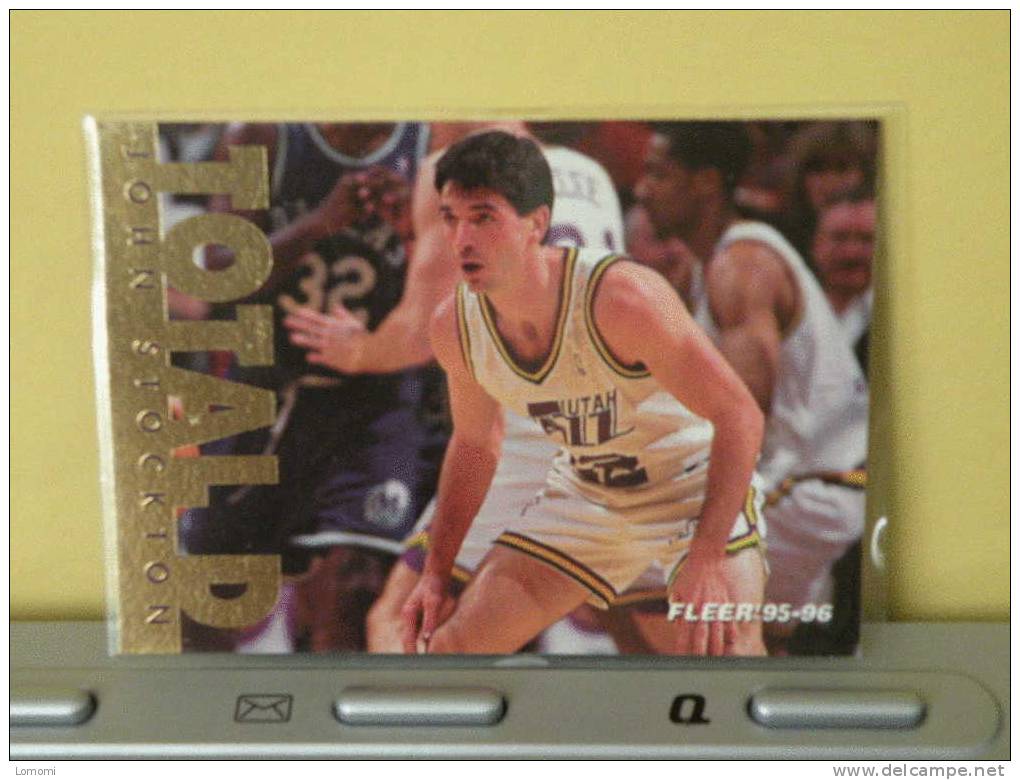 TOTAL D -  - 95 / 96 ( Carte ) John Stockton - N.B.A . N° 209 . 2 Scannes - Otros & Sin Clasificación