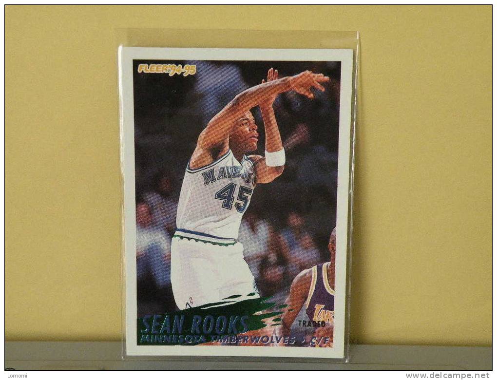 MINNESOTA TIMBERWOLVES - G - 94 / 95 ( Carte ) Sean Rooks - N.B.A .n° 140 . 2 Scannes - Minnesota Timberwolves