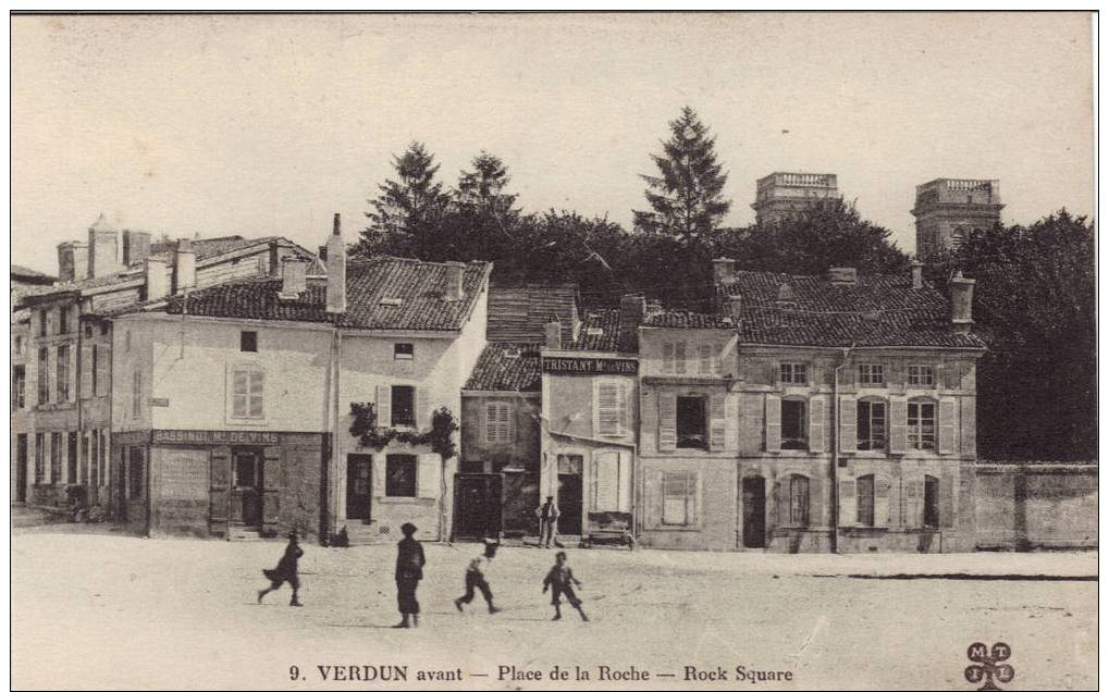 55 Meuse Verdun Avant Place De La Roche Rock Square - Verdun