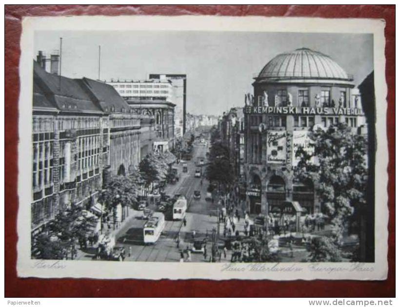 Berlin - Potsdamer Platz: Haus Vaterland Und Europa Haus Strassenbahn - Tiergarten