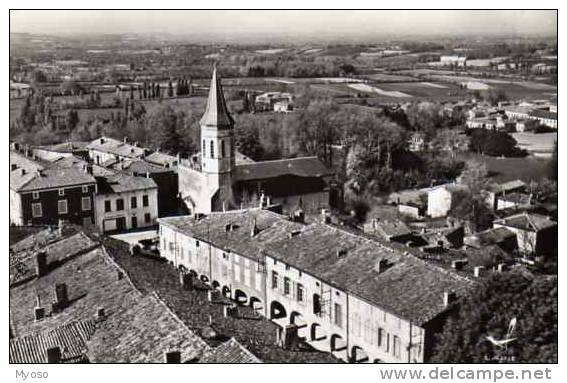 81 DOURGNE Place De L'Eglise Et Les Arcades - Dourgne