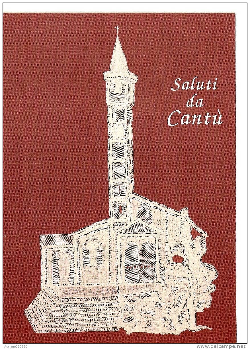 CANTU´ BELLA CARTOLINA PROVINCIA DI COMO  BASILICA DI SAN PAOLO IN PIZZO DI CANTU' 1992 - Como