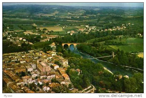 81 ST SULPICE LA POINTE Vue Generale Aerienne Les Ponts Sur L'Agout - Saint Sulpice