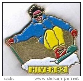 Hiver 92, Le Skieur (ski) - Sport Invernali