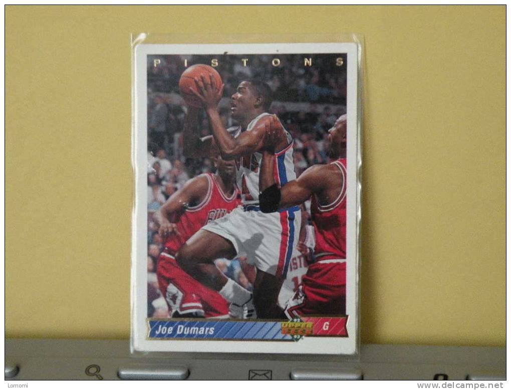 DETROIT PISTONS - G  - 92 / 93 ( Carte ) Joe Dumars - N.B.A .n° 148 . 2 Scannes - Detroit Pistons