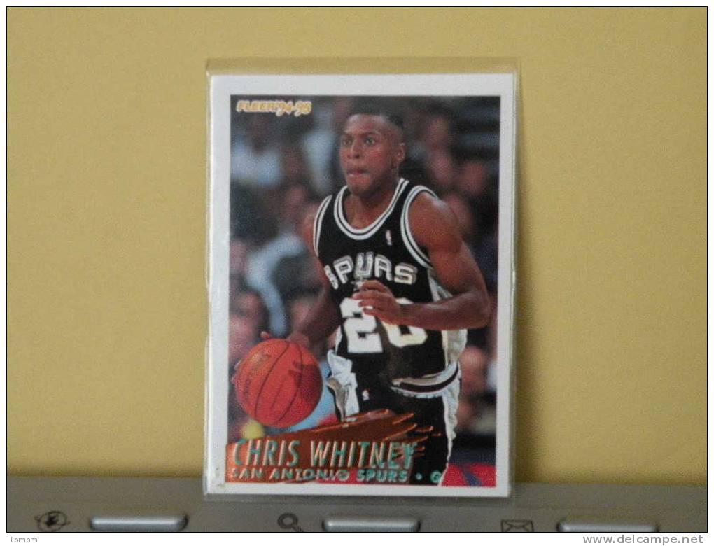 San Antonio Spurs - G - 94 / 95 ( Carte ) Chris Whitney - N.B.A .n° 371 . 2 Scannes - San Antonio Spurs