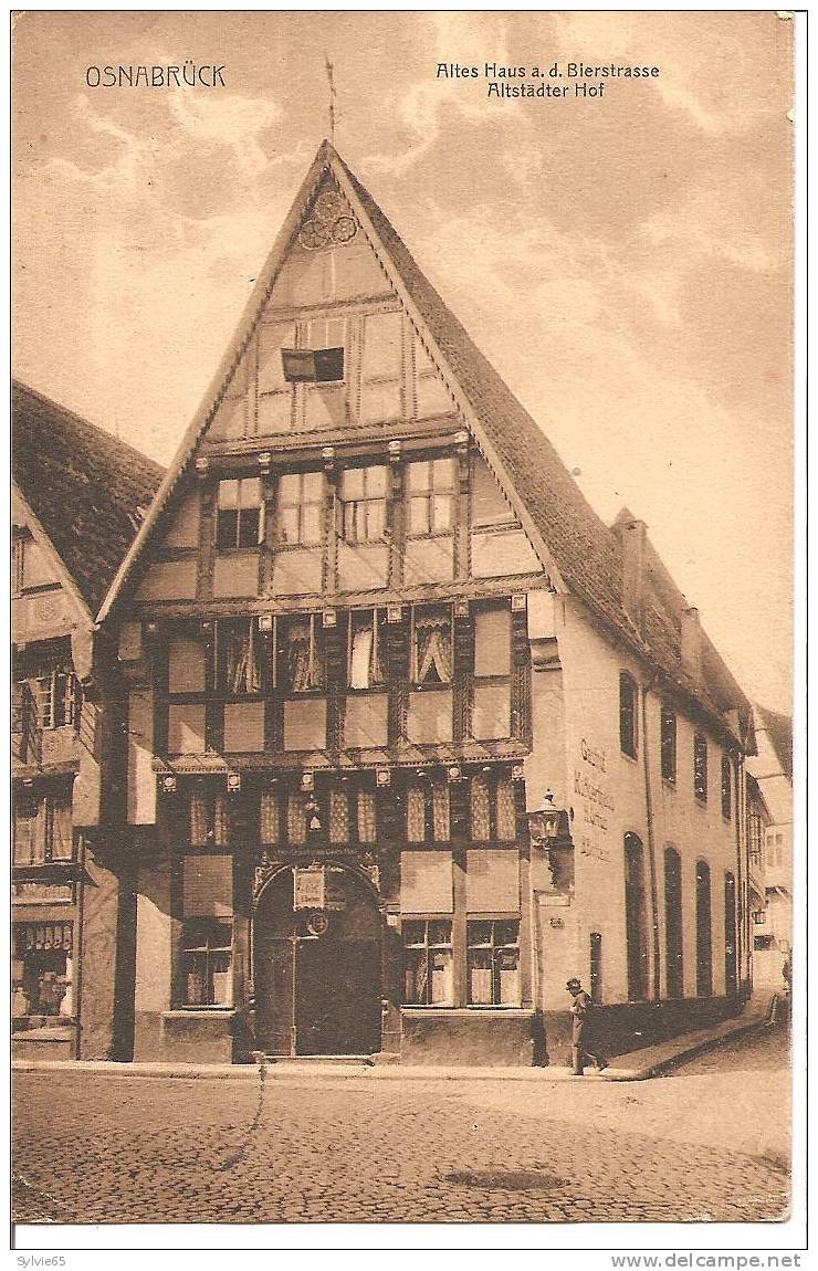 OSNABRUCK-altes Haus A;d;Bierstrasse Altstadter Hof - Osnabrück