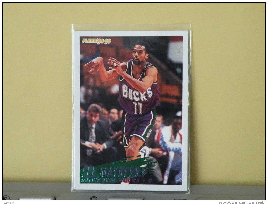 Milwaukée Bucks - G - 94 / 95 ( Carte ) LEE MAYBERRY - N.B.A .n° 130 . 2 Scannes - Milwaukee Bucks