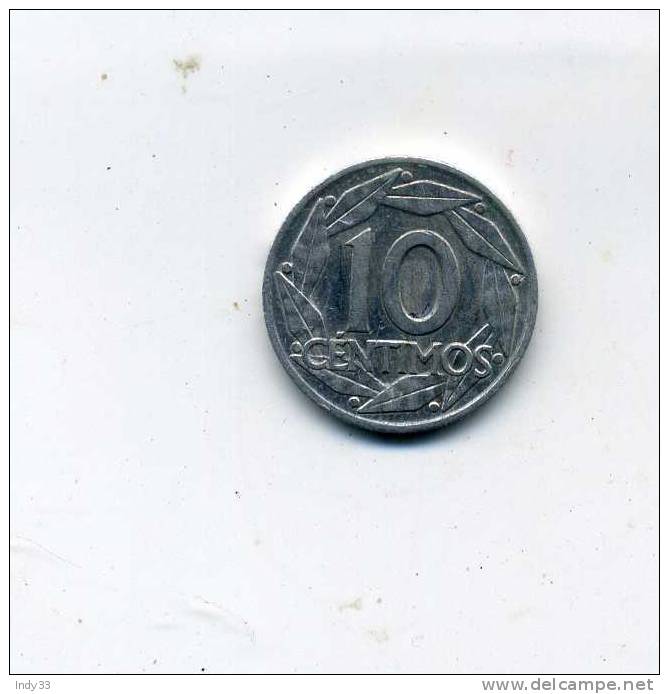 - MONNAIE ESPAGNE 1949... 10 CENTIMOS 1959 - 10 Centiemen