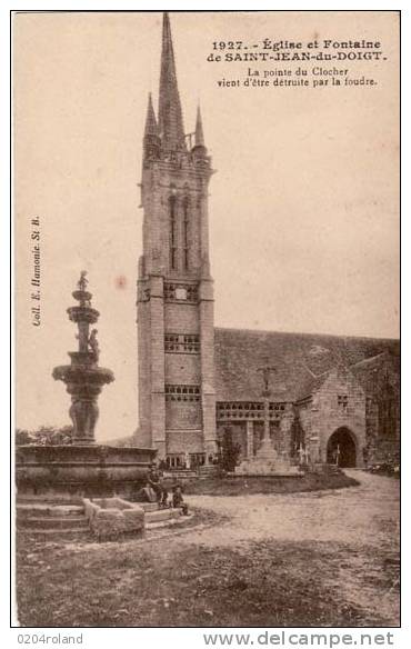 St Jean Du Doigt - Eglise Et Fontaine  : Achat Immédiat - Saint-Jean-du-Doigt