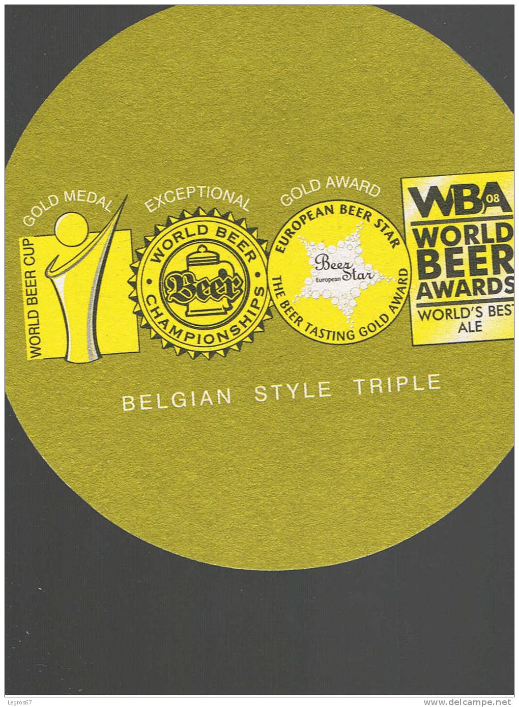 SOUS BOCK TRIPEL KARMELIET - Beer Mats