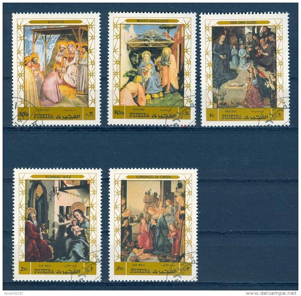 Fujeira 1970, Michel No. : 577-581 A, -  Cancelled - MNH - *** - - Fujeira