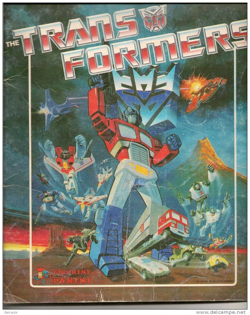 Album BD De Vignettes " TRANSFORMERS " Panini  DE 1986 . - Other & Unclassified