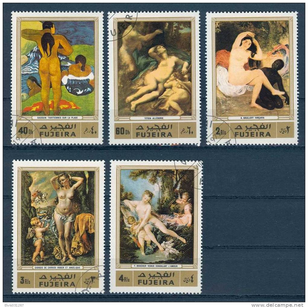 Fujeira 1971, Michel No. : 1006-1010 A, - Cancelled - MNH - *** - - Fujeira