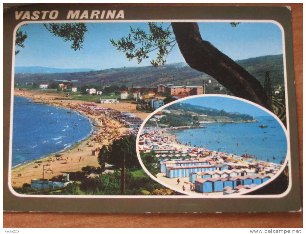 VASTO MARINA 1982 Colori VG - Chieti