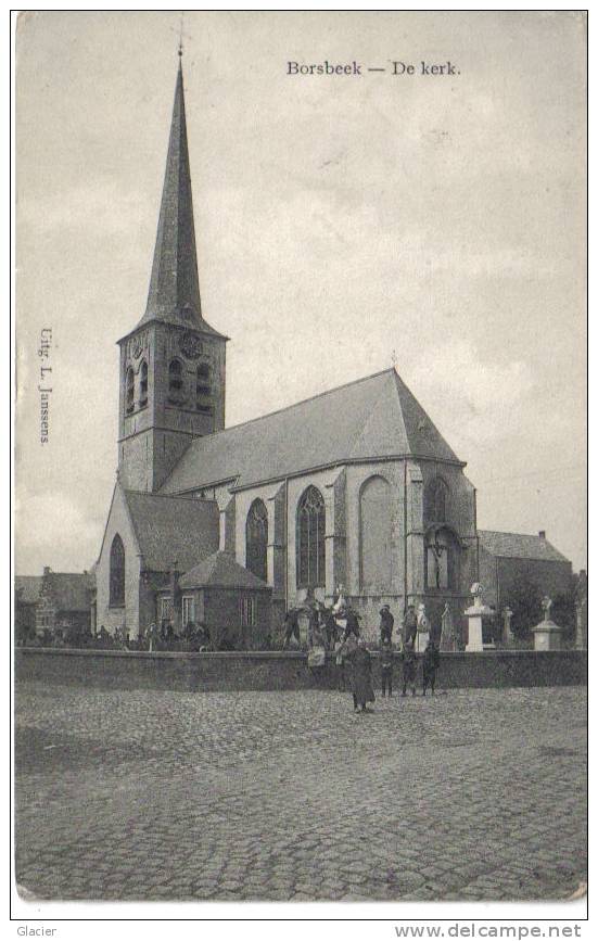 BORSBEEK -  De Kerk - Uitg. J. Janssens - Borsbeek