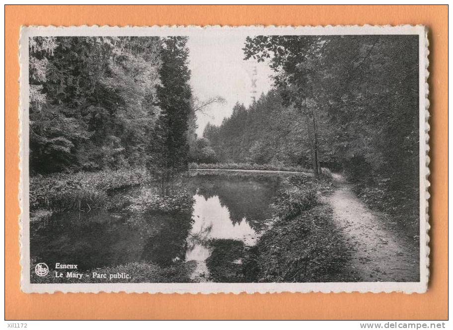 G651 Esneux Parc Public Le Mary, étang, Forêt. Cachet Spa 1939 Vers Baulmes Suisse - Esneux