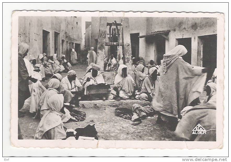 GHARDAIA (Environs), Algérie : Marché De Beni-Isguen; Belle Animation; 1955 - Ghardaïa