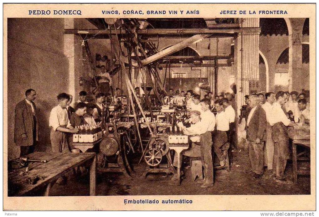 EMBOTELLAMIENTO AUTOMATICO, Pedro Domecg,   Post Card, Carta Postale, Postkarte - Industrial