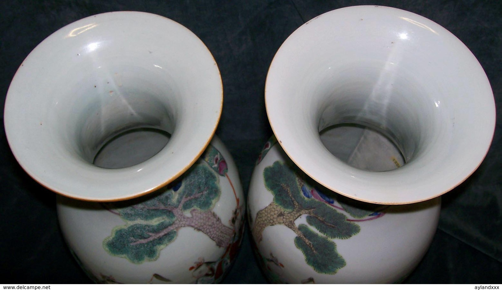 CINA (China): Fine Pair Of Chinese Old Famille Rosa Vases - Arte Orientale