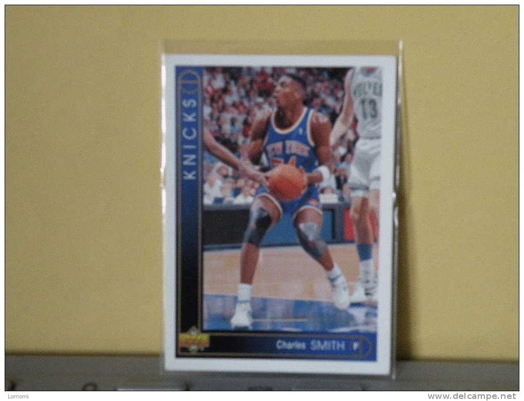 KNICKS - 92 / 93 ( Carte ) Charles SMITH - N.B.A . N° 115 . 2 Scannes - New York Knicks