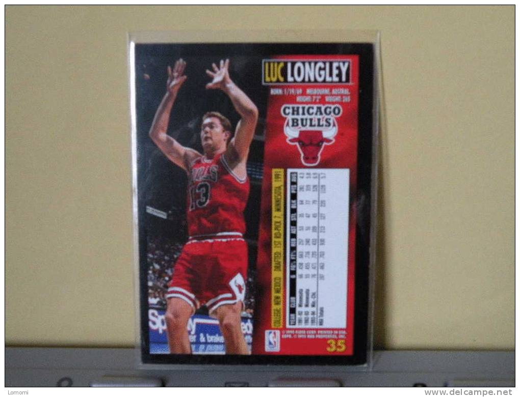 Chicago Bulls - 94/95 ( Carte ) Luc LONGLEY - N.B.A . N°35 . 2 Scannes - Chicago Bulls