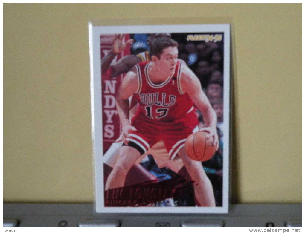 Chicago Bulls - 94/95 ( Carte ) Luc LONGLEY - N.B.A . N°35 . 2 Scannes - Chicago Bulls