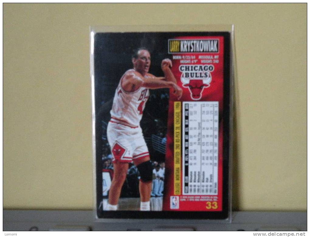 Chicago Bulls - 94/95 ( Carte ) Larry Krystkowiak  - N.B.A . N°33 . 2 Scannes - Chicago Bulls