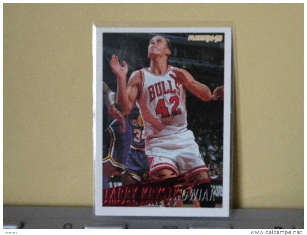 Chicago Bulls - 94/95 ( Carte ) Larry Krystkowiak  - N.B.A . N°33 . 2 Scannes - Chicago Bulls