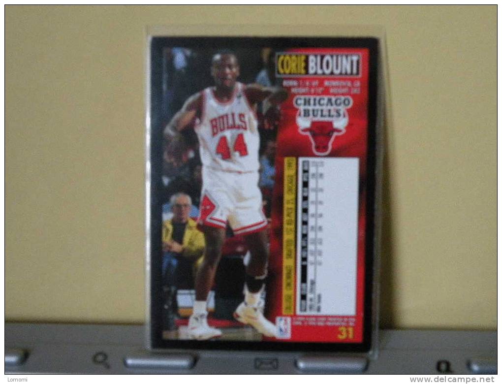 Chicago Bulls - 94/95 ( Carte ) Corie BLOUNT - N.B.A . N°31 . 2 Scannes - Chicago Bulls