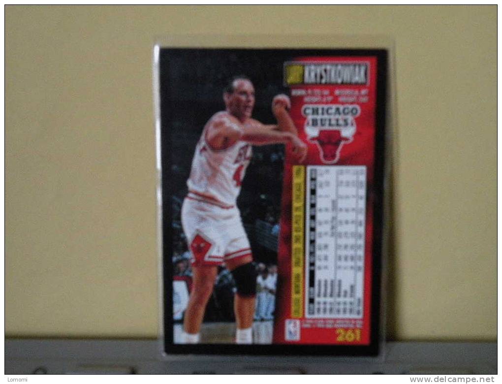 Chicago Bulls - 94/95 ( Carte ) Larry Krystkowiak - N.B.A . N°261 . 2 Scannes - Chicago Bulls