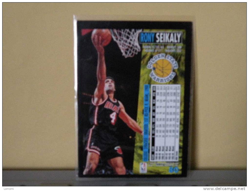 *Golden State Warriors - 94/95 ( Carte ) Rony SEIKALY - N.B.A . N° 80 . 2 Scan - Golden State Warriors