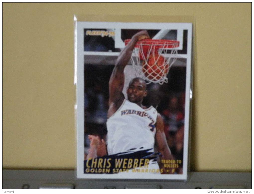 *Golden State Warriors - 94/95 ( Carte ) Chris WEBBER - N.B.A . N° 82 . 2 Scannes - Golden State Warriors