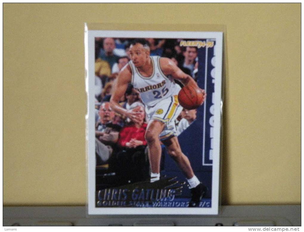 *Golden State Warriors - 94/95 ( Carte ) Chris Gatling - N.B.A . N° 75 . 2 Scannes - Golden State Warriors