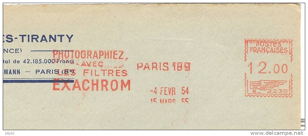 Photo, Matériel, Filtre, Exachrom - EMA Havas - Devant D'enveloppe     (B1078) - Photographie