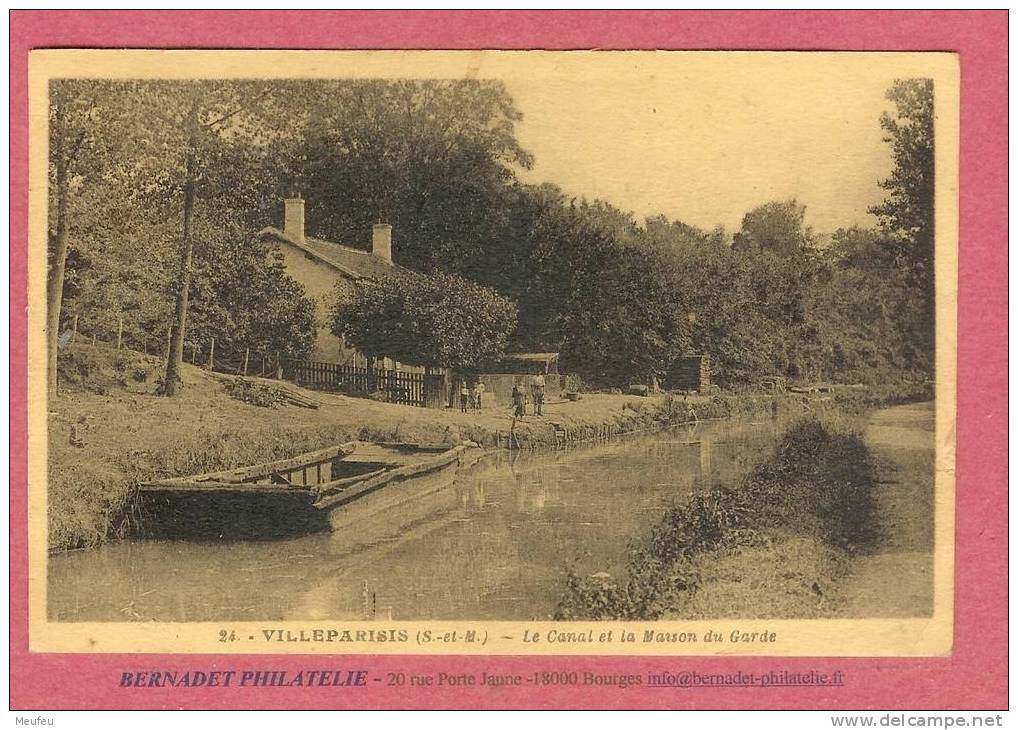 24 VILLEPARISIS - Le Canal Et La Maison Du Garde - Villeparisis