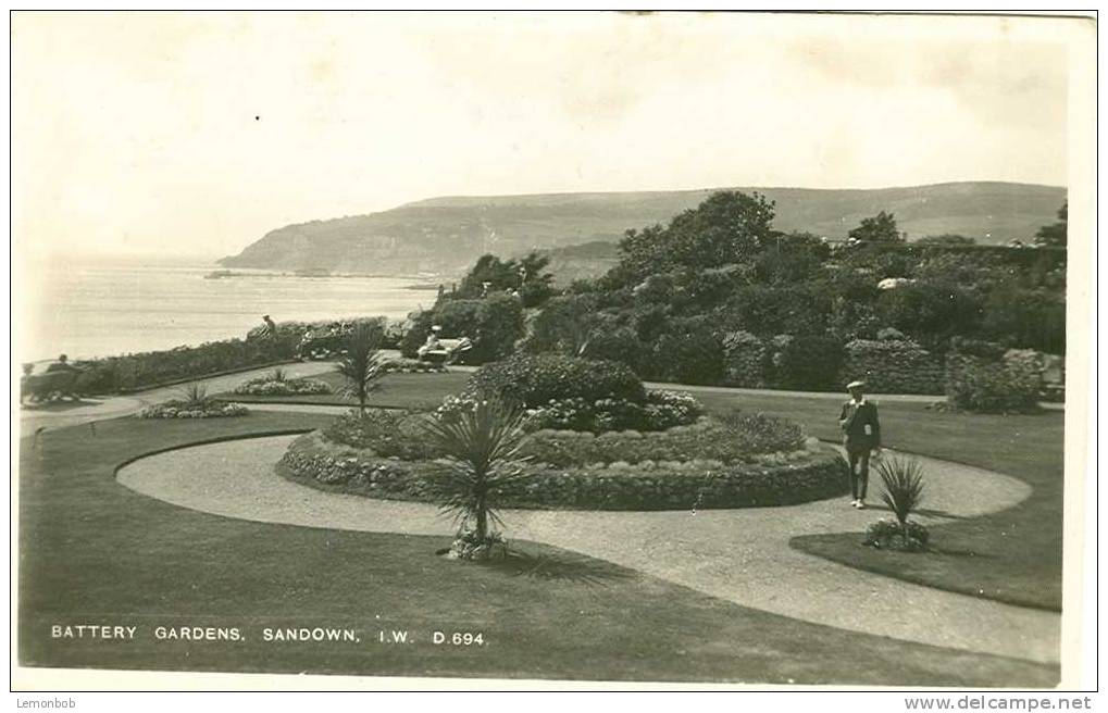 Britain United Kingdom - Battery Gardens, Sandown  I.W. Used Postcard [P120] - Sandown