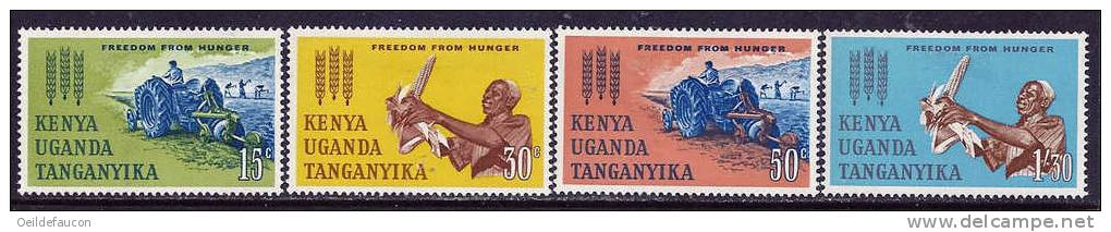 KENYA - OUGANDA - TANGANYIKA  + Vues Diverses - Yvert - 121/24*- Cote 2,20  € - Contre La Faim