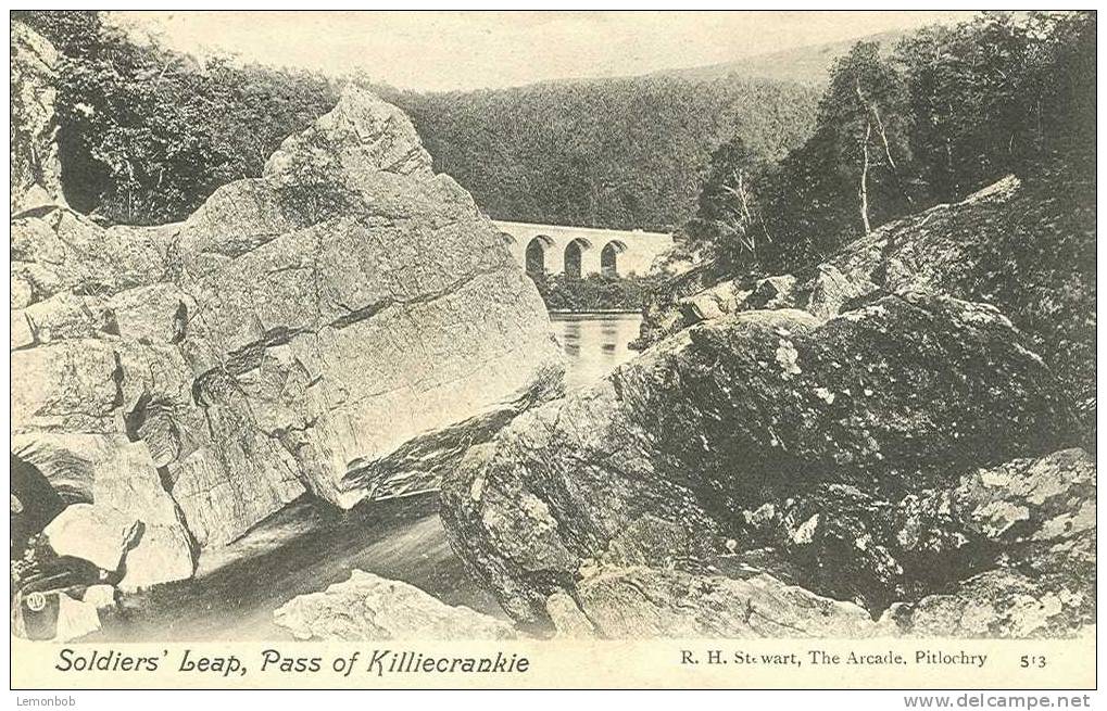 Britain United Kingdom - Soldier's Leap, Pass Of Killiecrankie Postcard [P122] - Perthshire