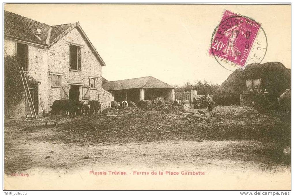 PLESSIS-TREVISE - Fermede La Place Gambetta - Le Plessis Trevise