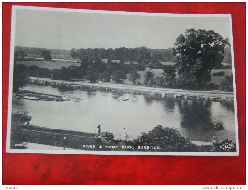 River & Home Park Surbiton Kingston Upon Thames 1947 Publ. J&S - London Suburbs